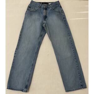 Levi’s Silver Tab Jeans M Straight Loose Button Fly Y2K Actual 29X30